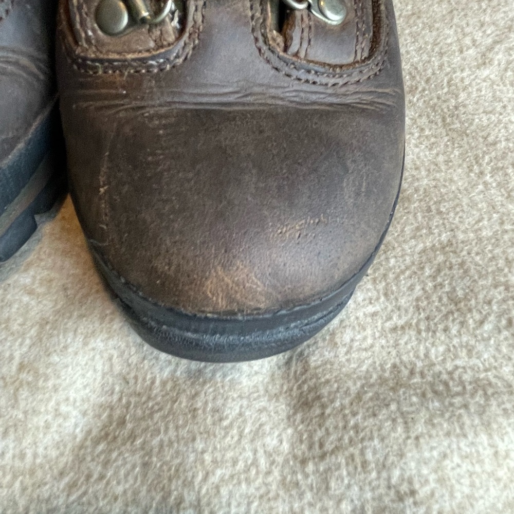 Timberland Women's Euro Hiker 95310 Brown Leather Ankle Hiking Boots Size 9M - Picture 7 of 10
